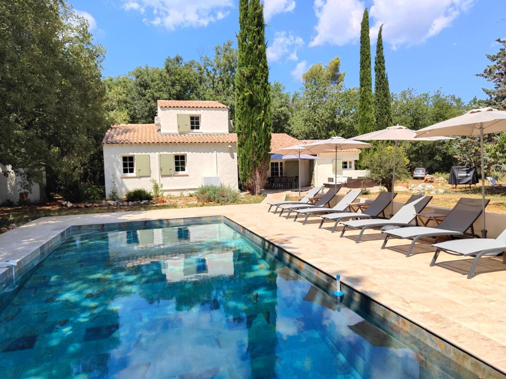 Villa Handres Nans-les-Pins Luaran gambar